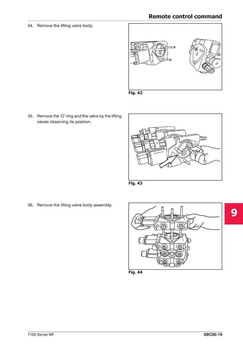 Massey ferguson 7100 Series 7140 7180 Tractor Service Manual PDF | Workshop Repair | Instant Download image 9