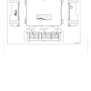 May include: Diagram of a transmission controller with labels and connectors. The image includes the text "Transmission controller", "DEUTSCH-40P (2)", "DEUTSCH-40P (1)", and "DEUTSCH-24P". The diagram is a technical illustration.