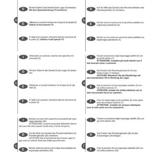 Manual de taller del eje Dana 730 735 745 en PDF / Servicio y reparación / Descarga instantánea imagen 4