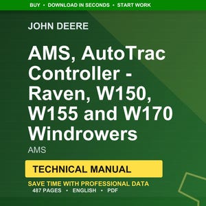 John Deere Autotrac Controller - Raven Ams Technical Manual PDF | Instant Download