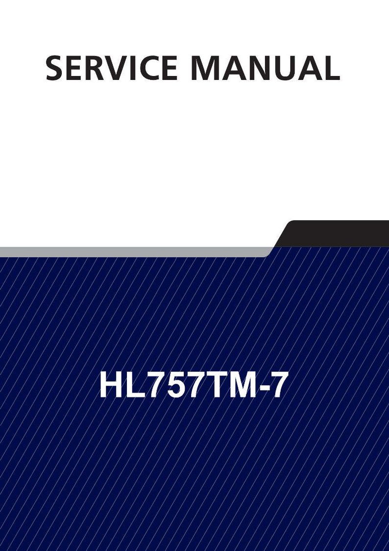 Instrukcja serwisowa ładowarki kołowej HYUNDAI HL757TM-7 | PDF | Pobierz natychmiast zdjęcie 1
