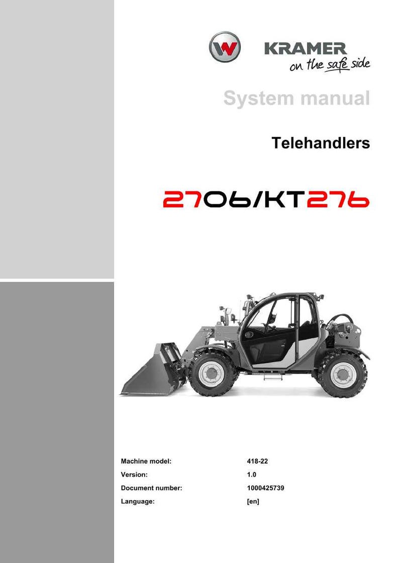 Wacker Neuson Kramer 2706 KT276 テレハンドラー修理マニュアル PDF | サービスワークショップ | 即時ダウンロード 画像 2