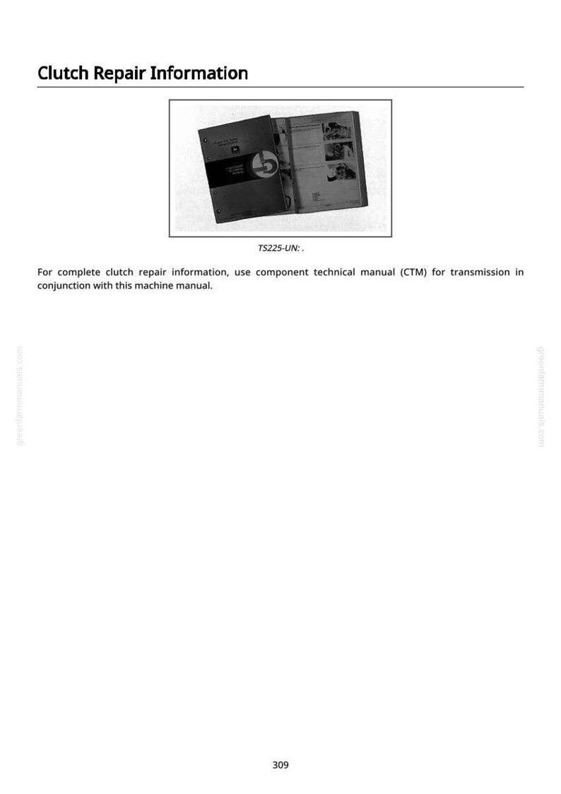 K&ouml;nnte beinhalten: Bild eines Handbuchs mit dem Titel "Clutch Repair Information". Das Handbuch ist auf einer Seite mit Diagrammen und Text ge&ouml;ffnet. Der Text "TS225-UN:" ist sichtbar. Das Handbuch enth&auml;lt Informationen zur Kupplungsreparatur.