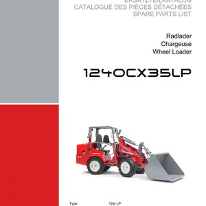 Weidemann 1240Cx35 lp Wheel loader Parts Manual PDF | Illustrated Catalog | Instant Download image 2