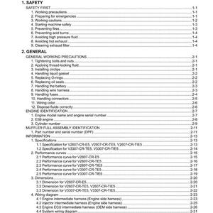 Kubota V2607 cr v3307 cr Engine Workshop Manual PDF | Service Repair | Instant Download image 5