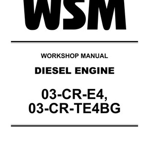 Werkplaatshandleiding Kubota 03 Cr e4 te4bg-motor pdf | Servicereparatie | Direct downloaden afbeelding 2