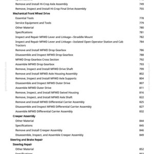 Manual de reparación de tractores John Deere 5220, 5320, 5420, 5520 en formato PDF / Servicio de taller / Descarga instantánea imagen 11