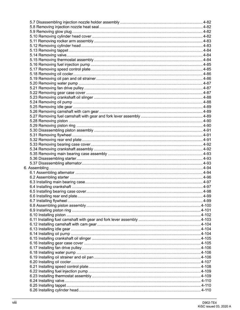 Kubota D902 te4 Engine Workshop Manual PDF | Service Repair | Instant Download image 10