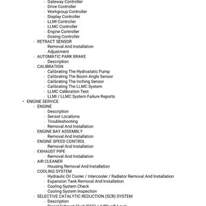 Manual de servicio en PDF / Reparación en taller / Descarga instantánea para manipulador telescópico Massey Ferguson TH 8043 8043X 8043X2, etapa 4, nivel 4F imagen 10