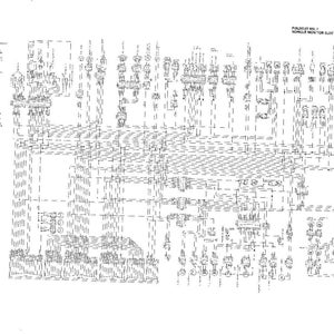 May include: A detailed black and white diagram of a vehicle's electrical system. The diagram includes numerous lines, symbols, and labels, with the text "FOLDOUT NO. 7 VEHICLE MONITOR ELECTRICAL SYSTEM" at the top.
