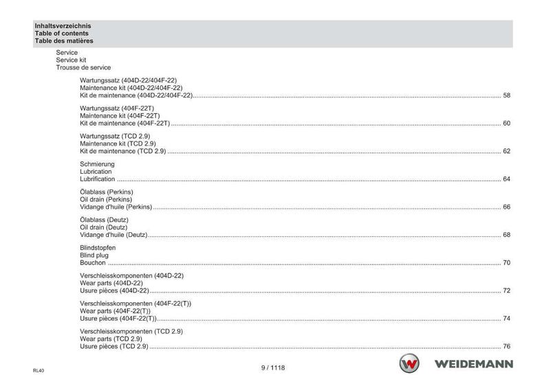 Weidemann 2080 Wheel loader Parts Manual PDF | Illustrated Catalog | Instant Download image 9