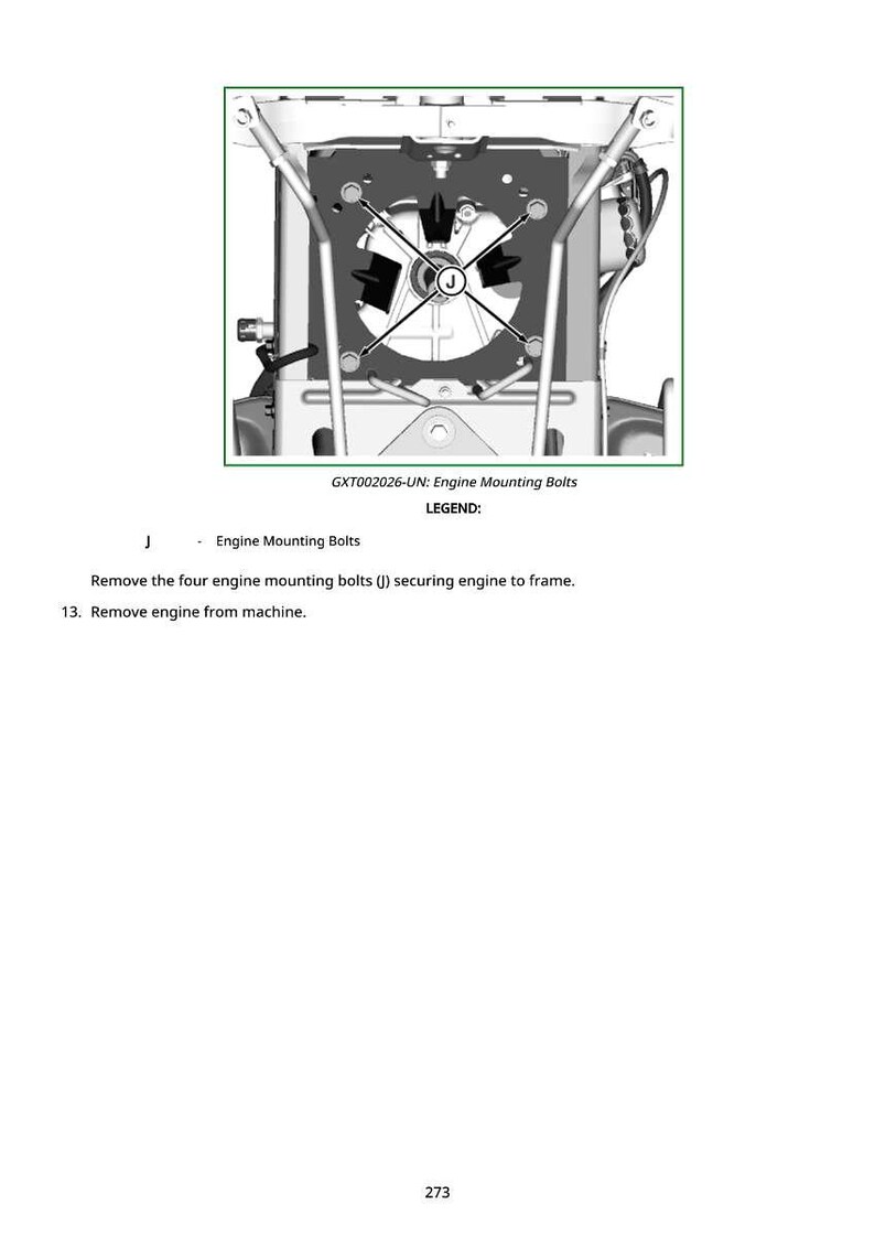 Manuale tecnico per trattori John Deere X105, X125, X145, X165 e 107S in formato PDF / Download immediato immagine 4