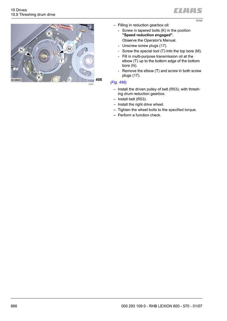 Claas Lexion 570 580 600 Combine Repair Manual PDF | Service Workshop | Instant Download image 7