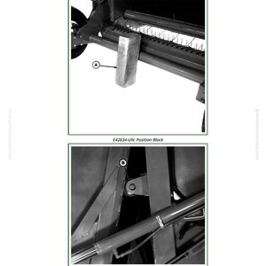 May include: Diagram illustrating the removal and installation of a rear roll of a tension arm. The image includes close-ups of the block and tension arm, with labels and a legend for reference. The text "Remove and Install Rear Roll of Tension Arm" is at the top.