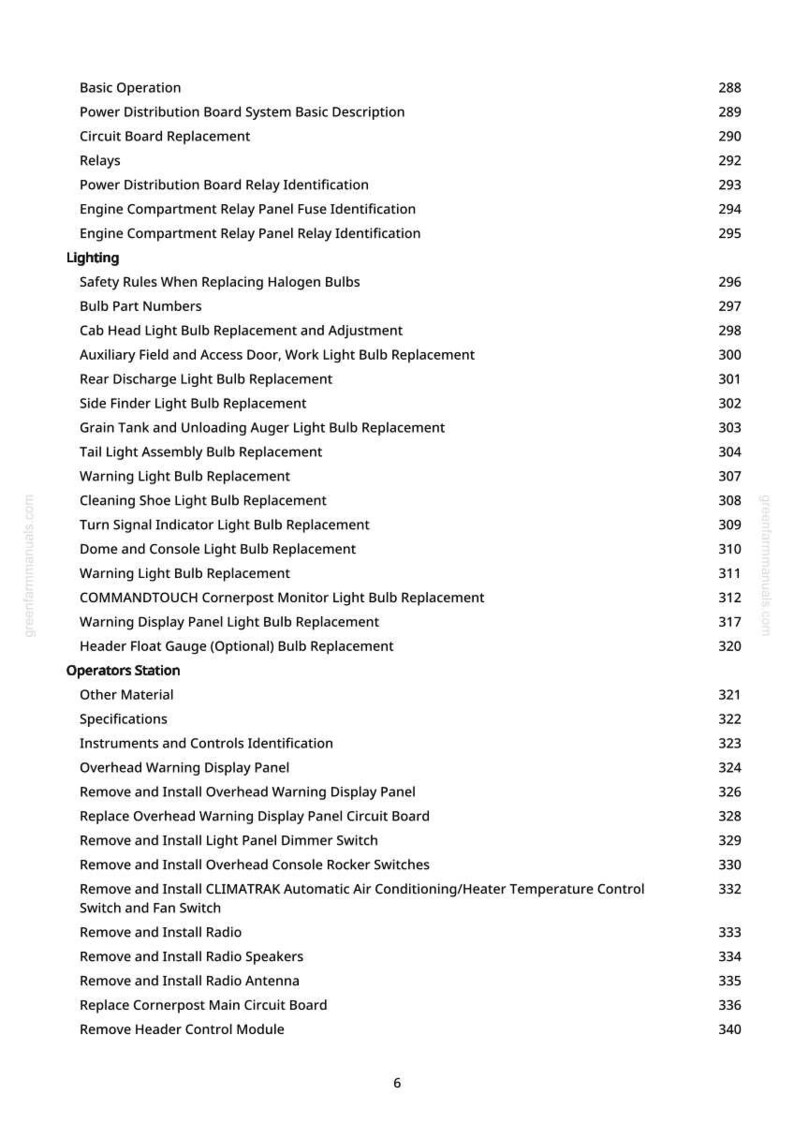 John Deere 9650 Cts skördetröska Teknisk manual PDF | Direkt nedladdning bild 5