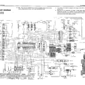 May include: A detailed electrical circuit diagram with numerous lines, symbols, and text labels. The diagram is labeled "ELECTRICAL CIRCUIT DIAGRAM" and includes model numbers PC200-3 and PC220-3. The image is in black and white.