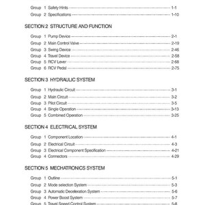 Manual de servicio de la excavadora de orugas HYUNDAI R140LC-9 / PDF / Descarga instantánea imagen 1