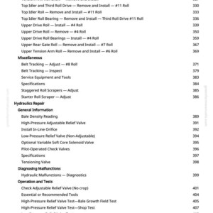 John Deere 461R, 561R technische handleiding ronde-balenpersen pdf | Direct downloaden afbeelding 6