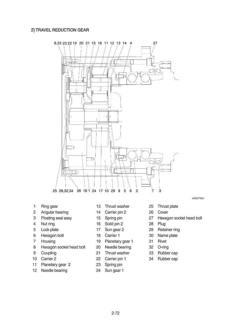 Hyundai HX220L T3 (#10001-) Crawler Excavator Service Manual | Pdf | Instant Download image 2