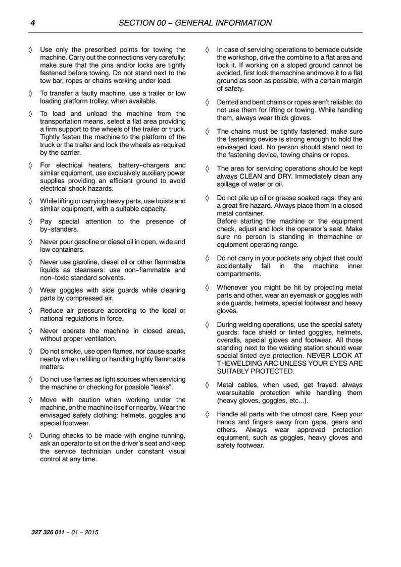 Manual de servicio de la cosechadora Massey Ferguson 7244 en PDF / Reparación de taller / Descarga instantánea imagen 11