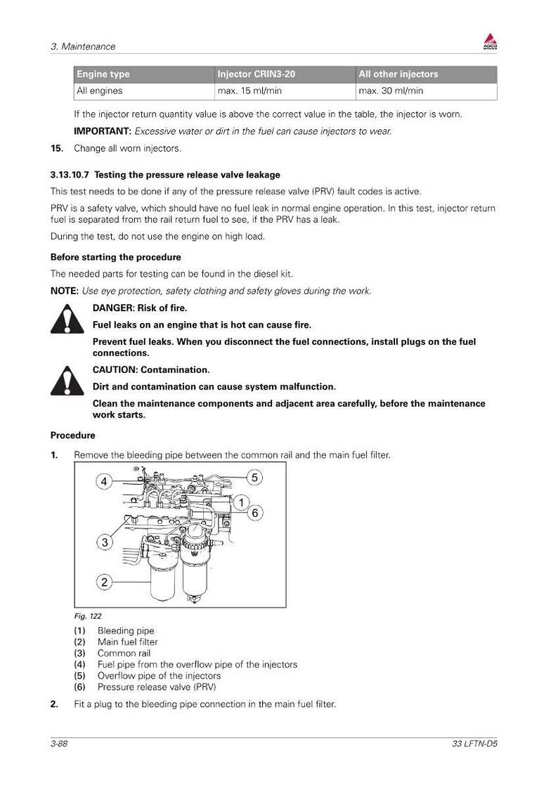 Instrukcja serwisowa silnika Agco Power 33 w formacie PDF | Naprawa serwisowa | Natychmiastowe pobranie zdjęcie 8