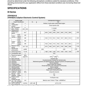 Yanmar Tnv-seriens motorsystemmanual PDF | Teknisk dokumentation | Direkt nedladdning bild 6