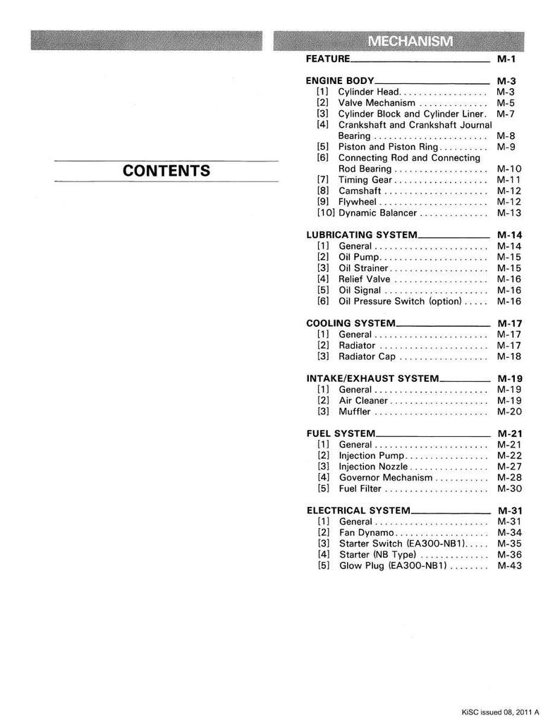 Kubota Diesel Engine EA300, EA400 Series Workshop Manual | Instant PDF Download image 10