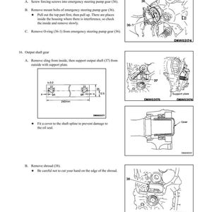 Komatsu WA250-3MC Hjullastare Servicemanual Reparation Verkstad PDF Ladda ner bild 8