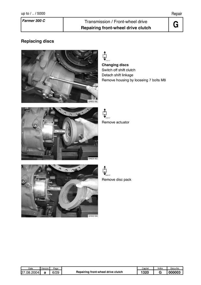 Fendt Farmer 200 300 Fully synchronised overdrive gearbox Service Training Manual PDF | Training Guide | Instant Download image 8