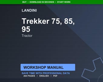 Landini Trekker 75-85-95 CF-C Tractor Workshop Manual PDF