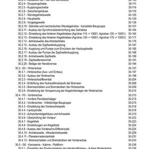 Deutz-Fahr Traktor Agrotrac 115, 130, 150, 170 Werkstatthandboek | Directe pdf-download afbeelding 5