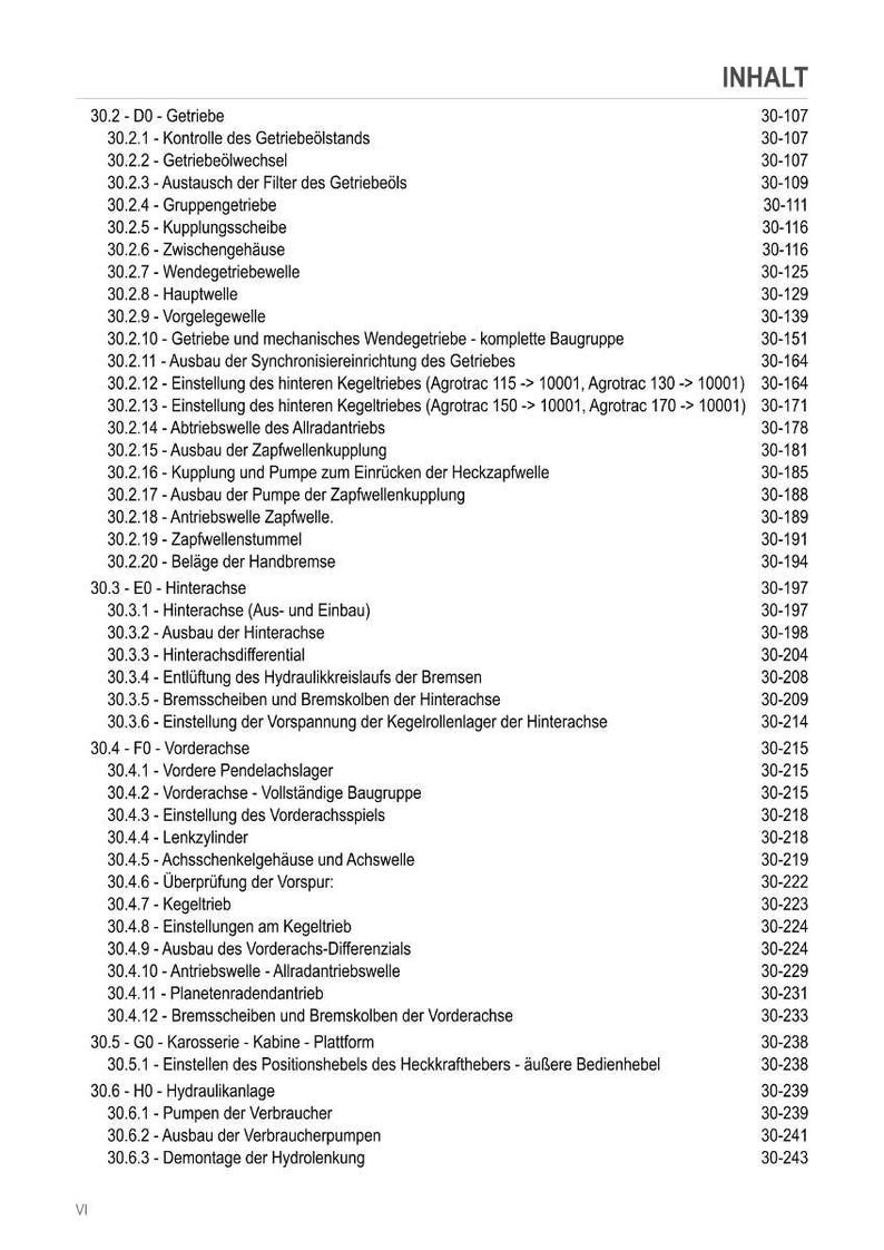 Deutz-Fahr Traktor Agrotrac 115, 130, 150, 170 Werkstatthandboek | Directe pdf-download afbeelding 5