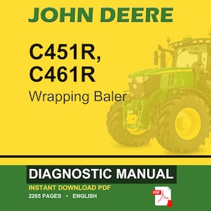Diagnostische handleiding John Deere C451r, C461r wikkelbalenpers tm302319 | Directe pdf-download