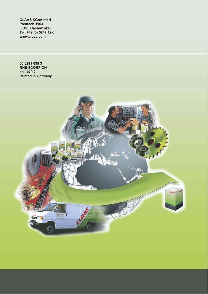 Claas Scorpion 6030 compact Telehandler Repair Manual PDF | Service Workshop | Instant Download image 11