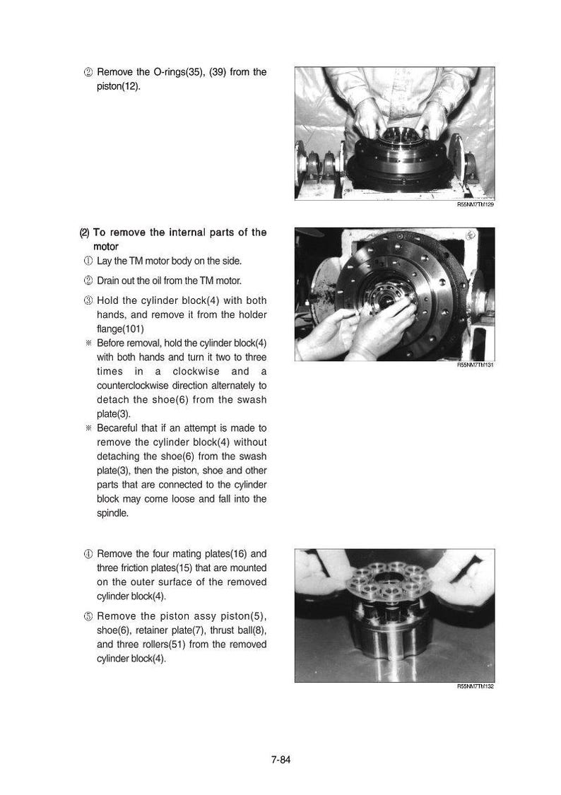 HYUNDAI R55-7A Crawler Excavator Service Manual | PDF | Instant Download image 5