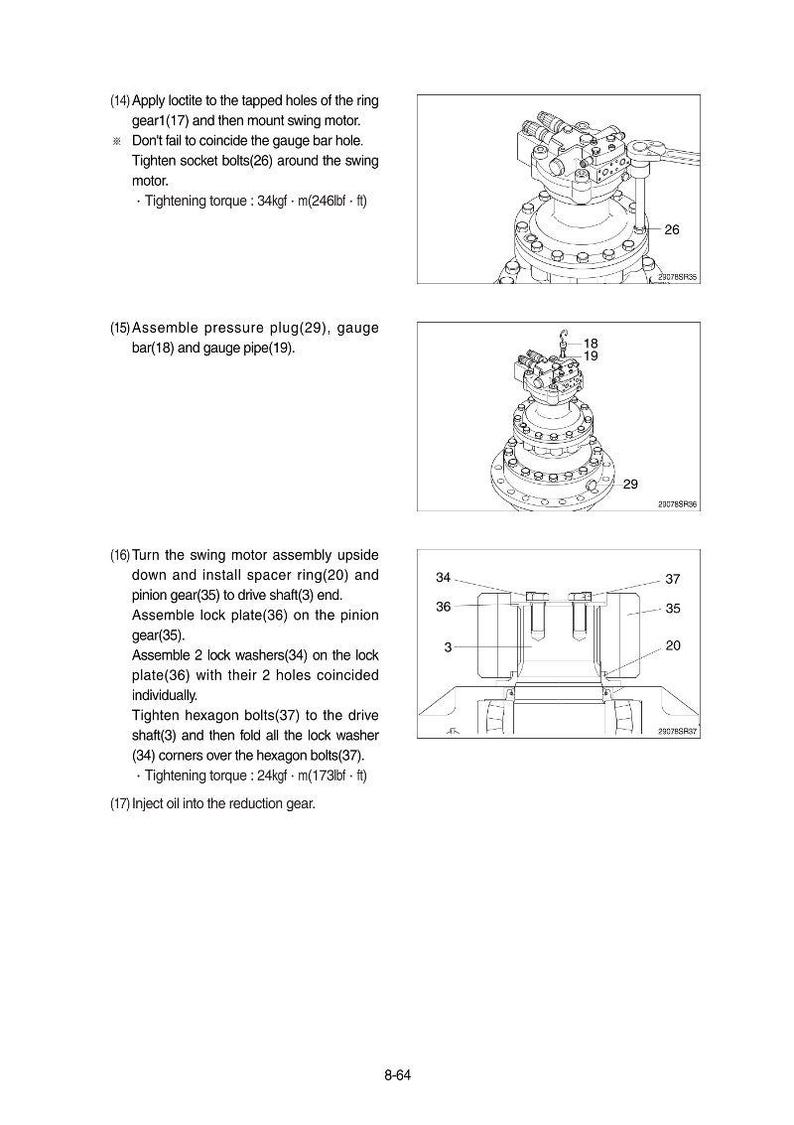 HYUNDAI R290LC-7A Crawler Excavator Service Manual | PDF | Instant Download image 5