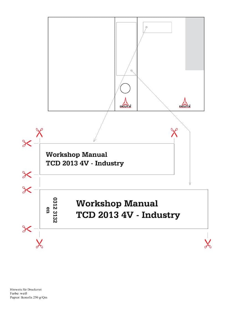 Manual de taller del motor industrial Deutz Tcd 2013 4v en formato PDF / Servicio y reparación / Descarga instantánea imagen 2