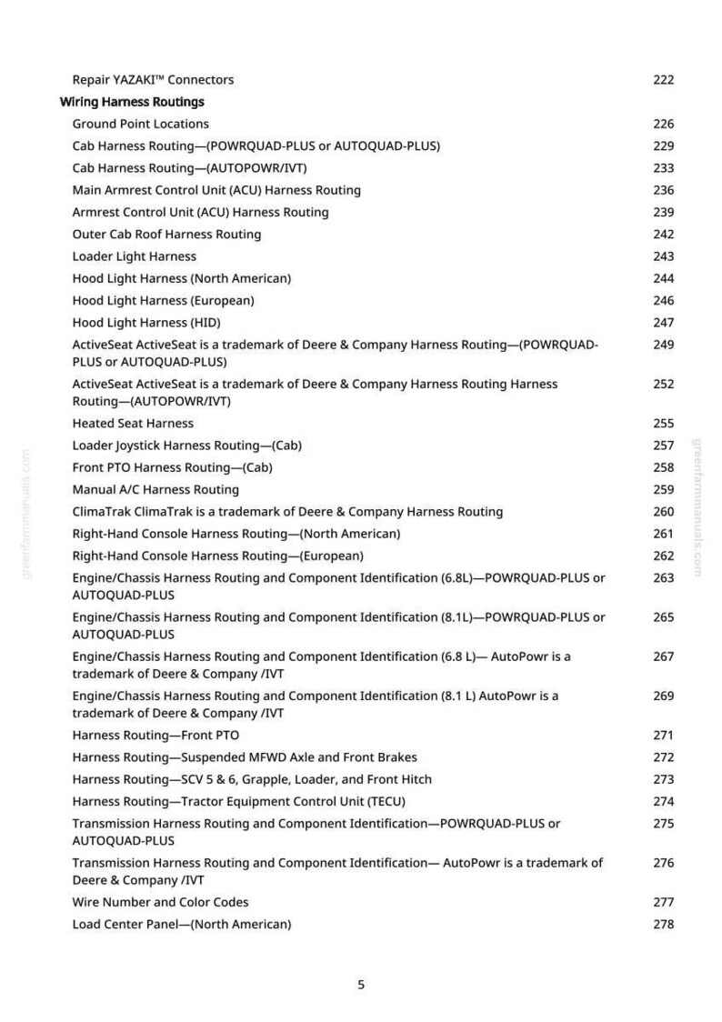 John Deere 7720, 7820, 7920 traktordiagnosmanual PDF | Direktnedladdning bild 6