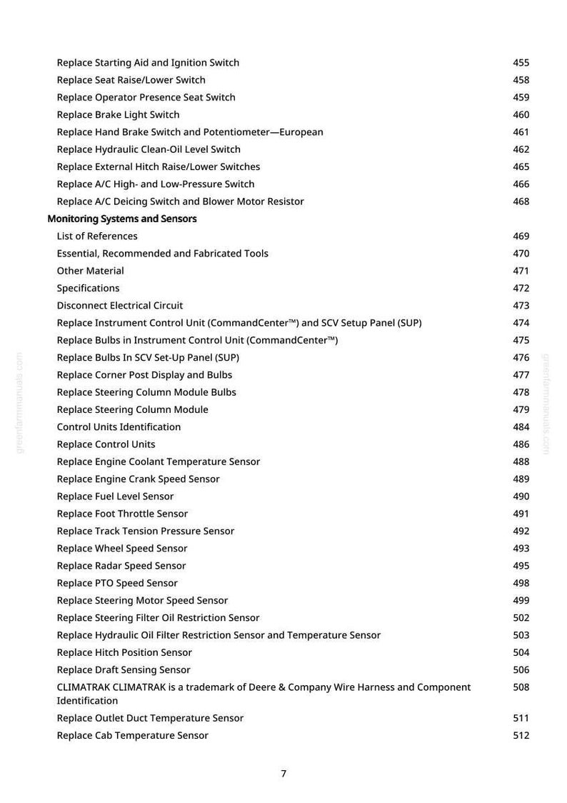 John Deere 8230T, 8330T, 8430T Tractor Repair Manual Pdf | Service Workshop | Instant Download image 3