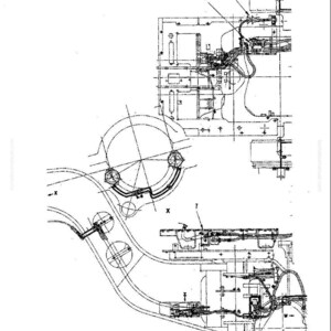 K&ouml;nnte beinhalten: Detaillierte technische Zeichnung der Luftverrohrung, gekennzeichnet mit Linien und Nummern. Das Diagramm enth&auml;lt den Text "STRUCTURE AND FUNCTION" und "AIR PIPING" oben. Die Seitenzahl "10-52" befindet sich unten.