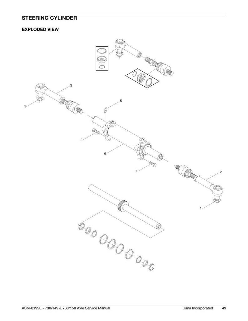 Dana 730 149 730 150 ステアリングアクスル ワークショップマニュアル PDF | サービス修理 | 即時ダウンロード 画像 7