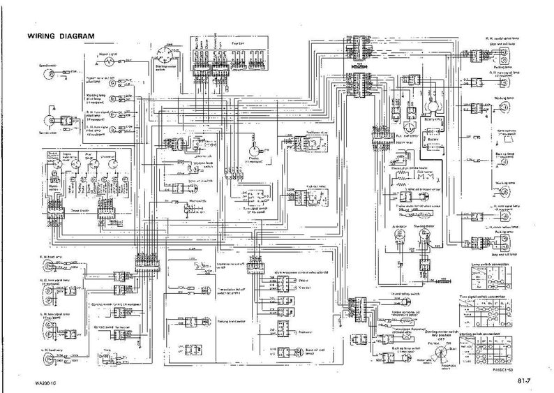 May include: A black and white wiring diagram with the title "WIRING DIAGRAM" at the top. The diagram features numerous lines, symbols, and text labels, illustrating electrical circuits and components. The image is a detailed technical illustration.