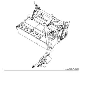 May include: An identification view diagram of a mechanical assembly, rendered in black and white. The diagram shows the internal components and structure of the machine, with labels and detailed lines. The text "Identification View" is at the top.