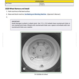 John Deere 326D, 328D, 329D, 332D, 333D Kompaktlastare Reparationsmanual Pdf | Serviceverkstad | Direktnedladdning bild 3