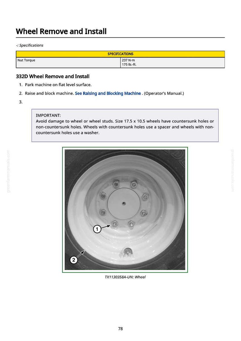 John Deere 326D, 328D, 329D, 332D, 333D Kompaktlastare Reparationsmanual Pdf | Serviceverkstad | Direktnedladdning bild 3