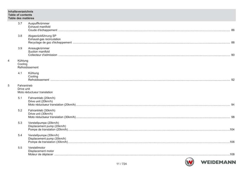 Weidemann 3070Cx60lp Wheel loader Parts Manual PDF | Illustrated Catalog | Instant Download image 11