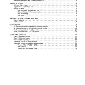 K&ouml;nnte beinhalten: Ein wei&szlig;es Dokument mit dem Titel &bdquo;INHALT&ldquo; listet verschiedene traktorbereiche auf, darunter &bdquo;EINLEITUNG&ldquo;, &bdquo;TECHNISCHE HINWEISE&ldquo; und &bdquo;ANZIEHDREHMOMENTE&ldquo;. Das Dokument stammt von ARGO TRACTORS.