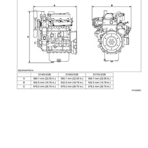 Kubota Diesel Motor Serie 03-E2B Werkstatt-Handbuch | Sofort PDF Download Bild 9