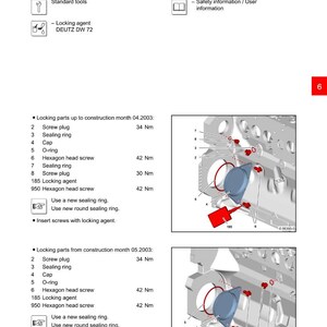 Manuale d'officina/riparazione del motore Deutz Ttcd 7.8 l6 in formato PDF / Download immediato immagine 10