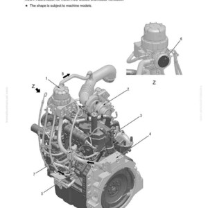 May include: Diagram of a KCCV (4D107) engine layout, with labels and arrows pointing to various components. The image includes a detailed view of the engine's structure and function, with text indicating the engine's model and series.